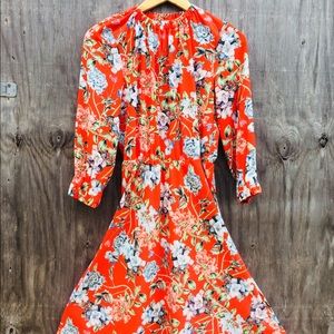 H&M Floral Midi Dress